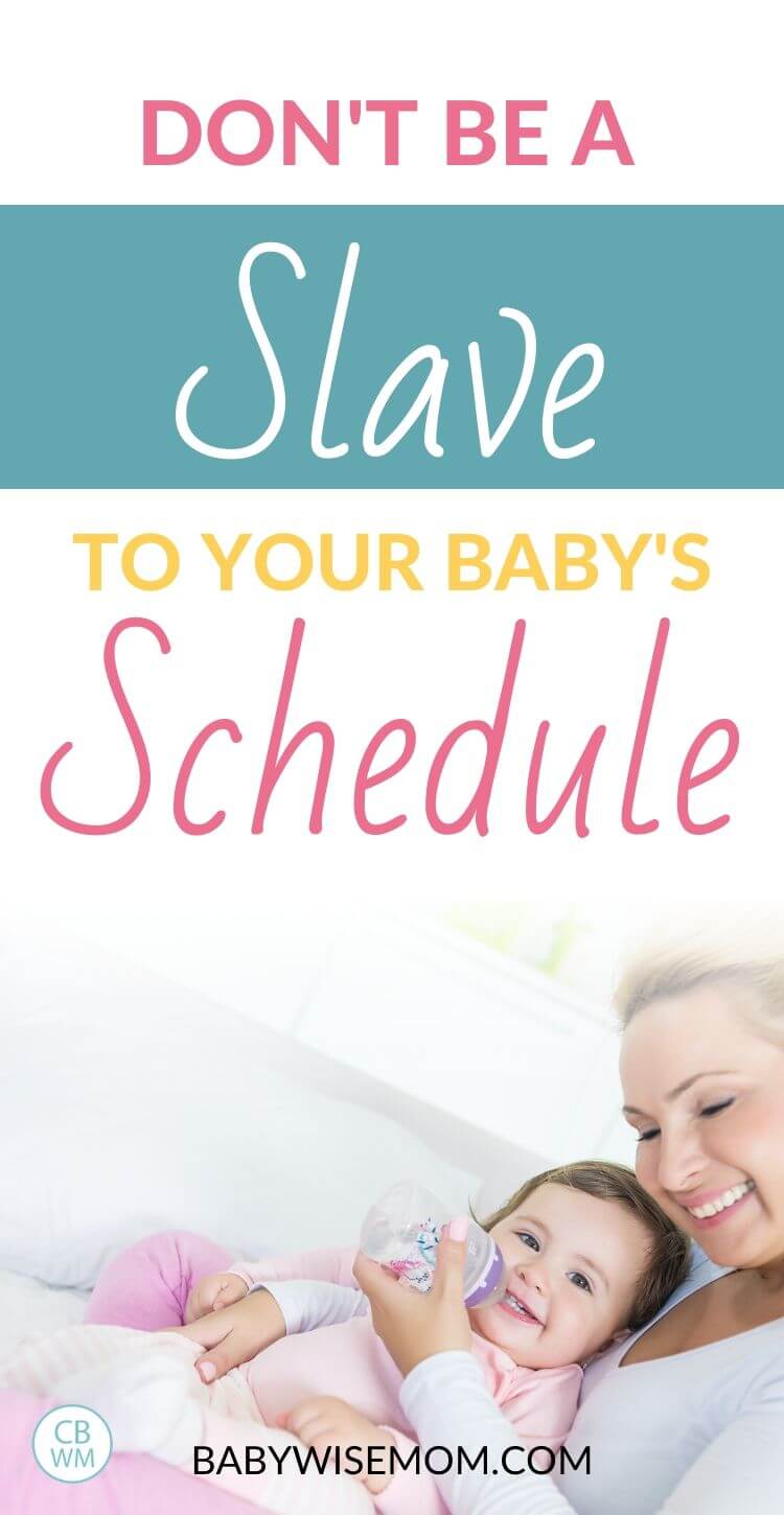 Don't be a slave to your schedule pinnable image