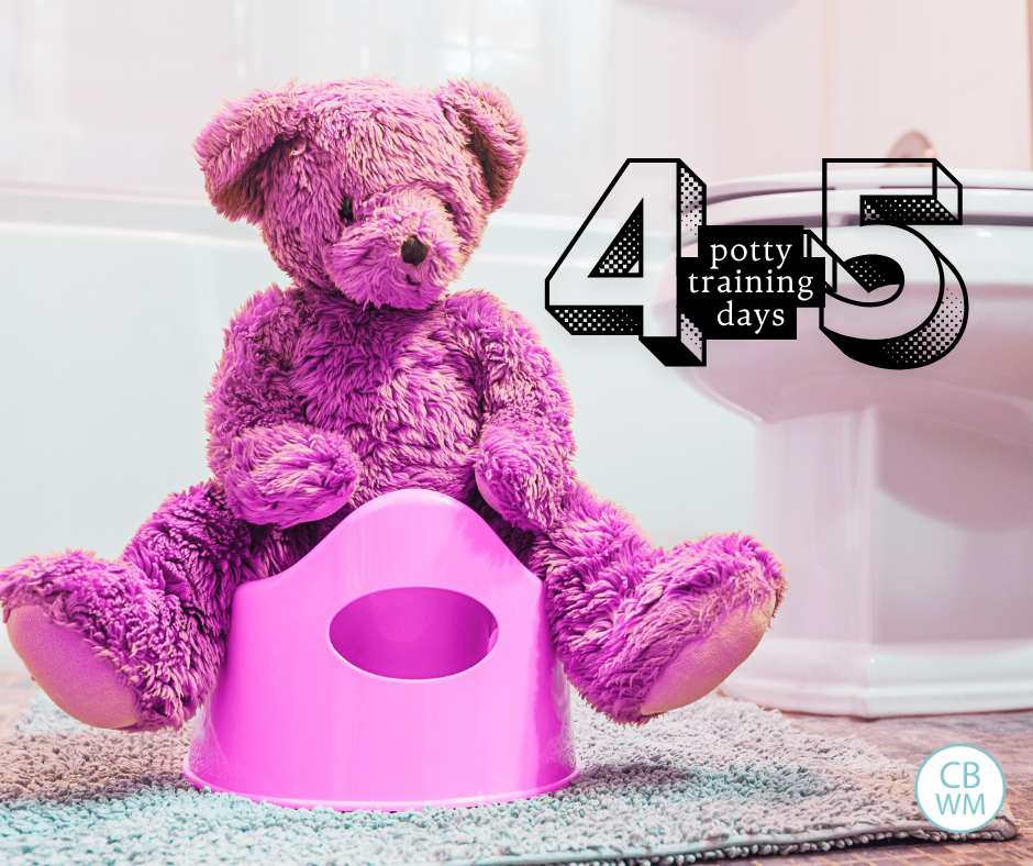 Potty training days 4-5 