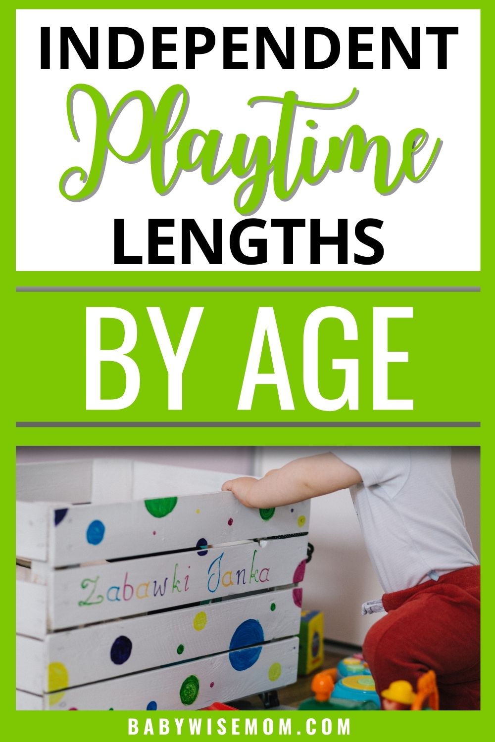 Independent playtime lengths by age