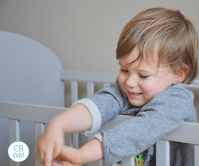 Child in crib