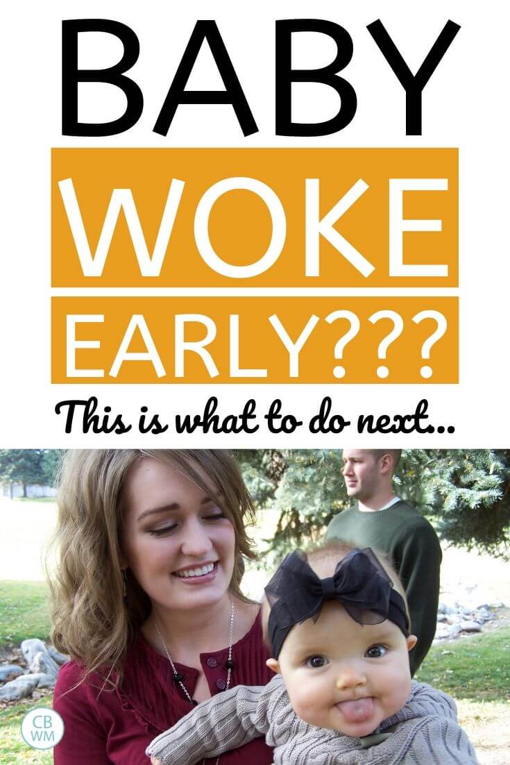 Baby woke early? Pinnable image
