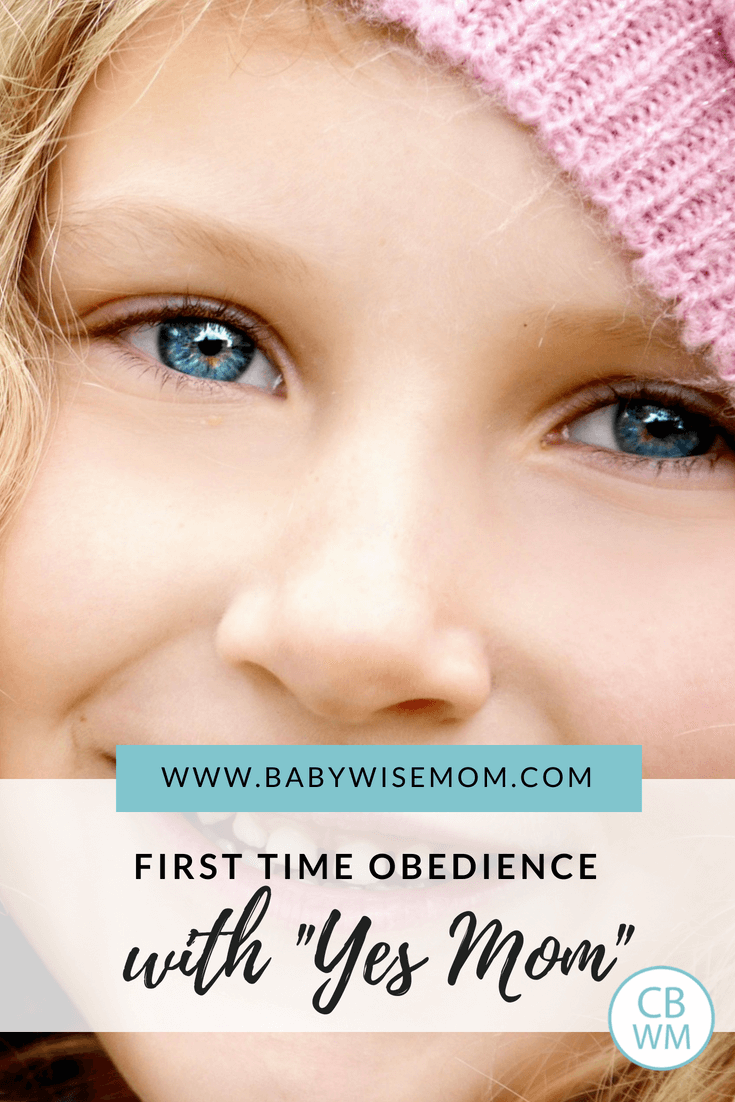 How to Get Your Child to Obey with a Simple "Yes Mom". This is a simple solution to get first time obedience.
