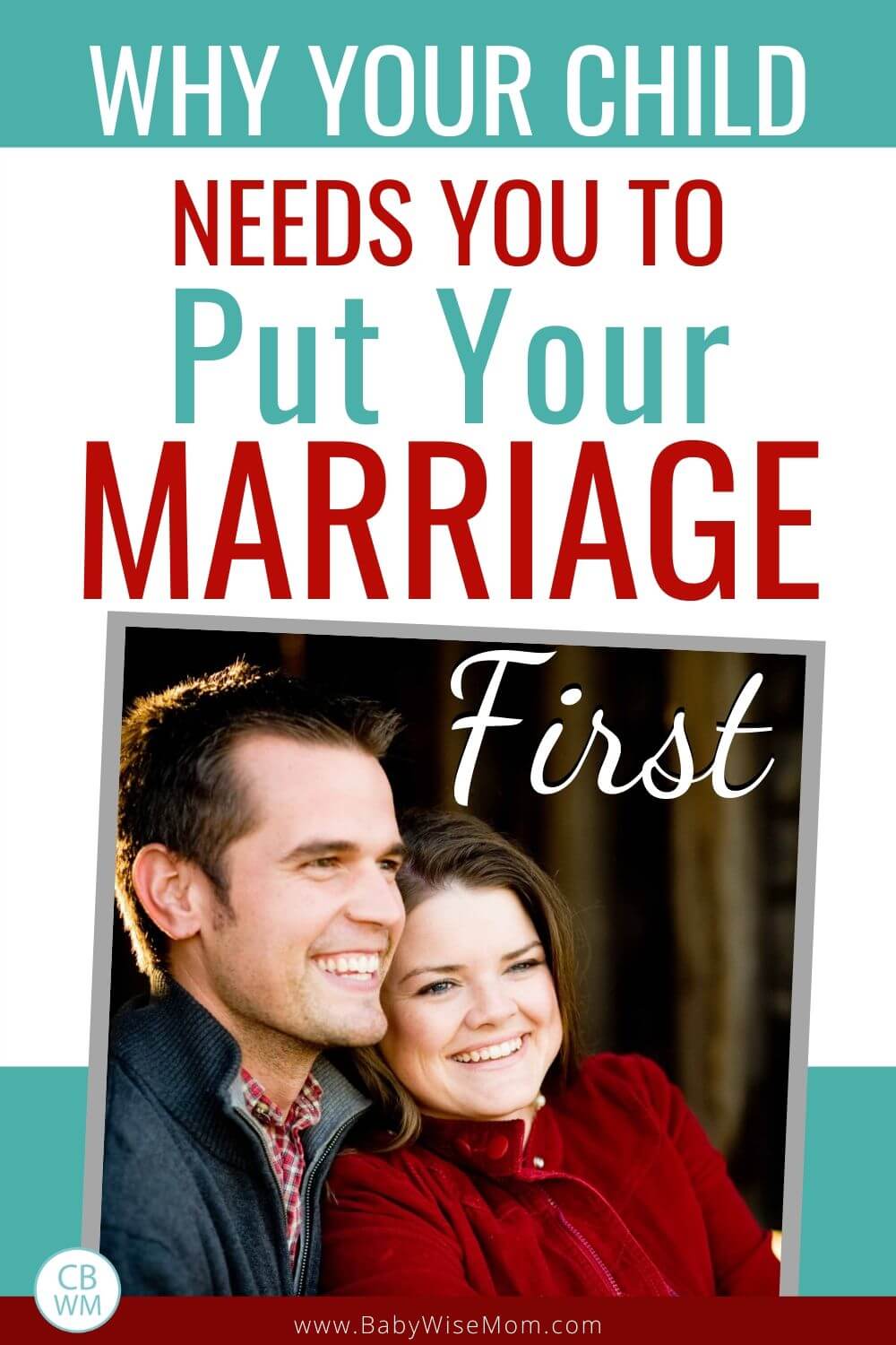 Put Marriage First Pinnable Image