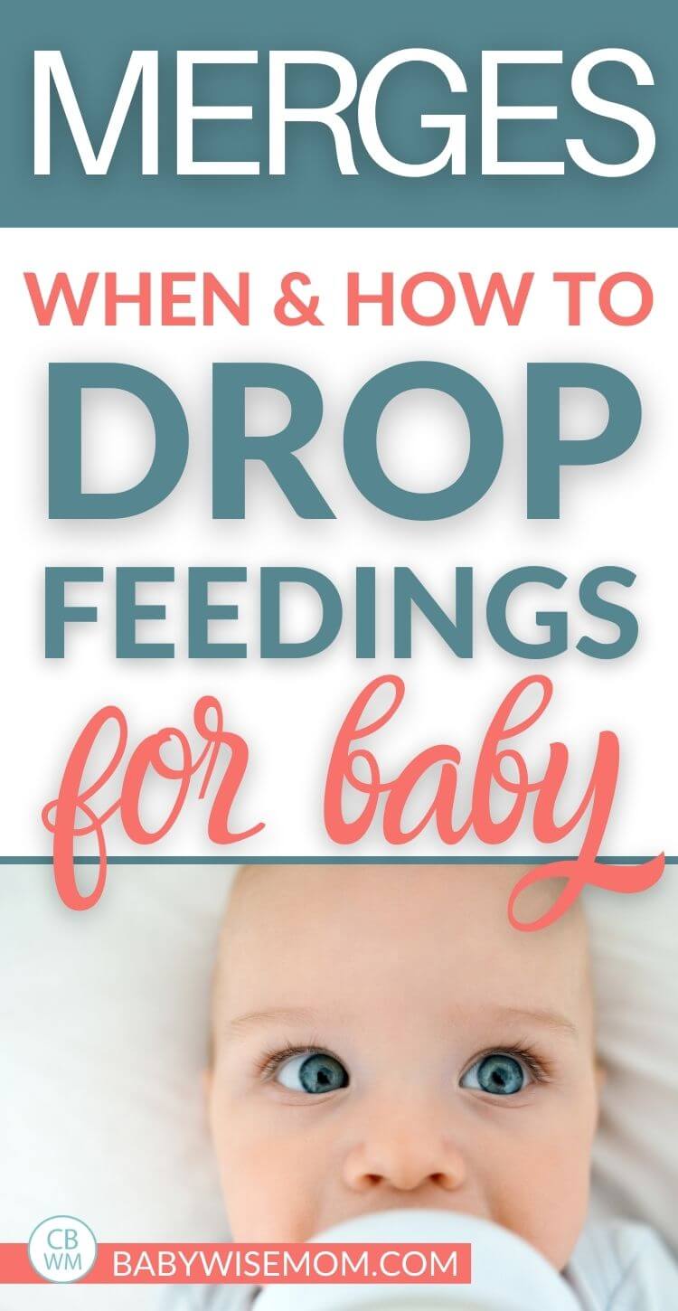 Merges. When to drop feedings