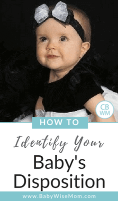 How to Identify Your Baby's Disposition. Tips from the Baby Whipserer to get to know your baby and know what to expect. 