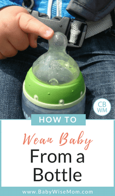 How to Wean Baby From a Bottle to a sippy cup. Get baby drinking milk from a sippy cup each day instead of the bottle. 