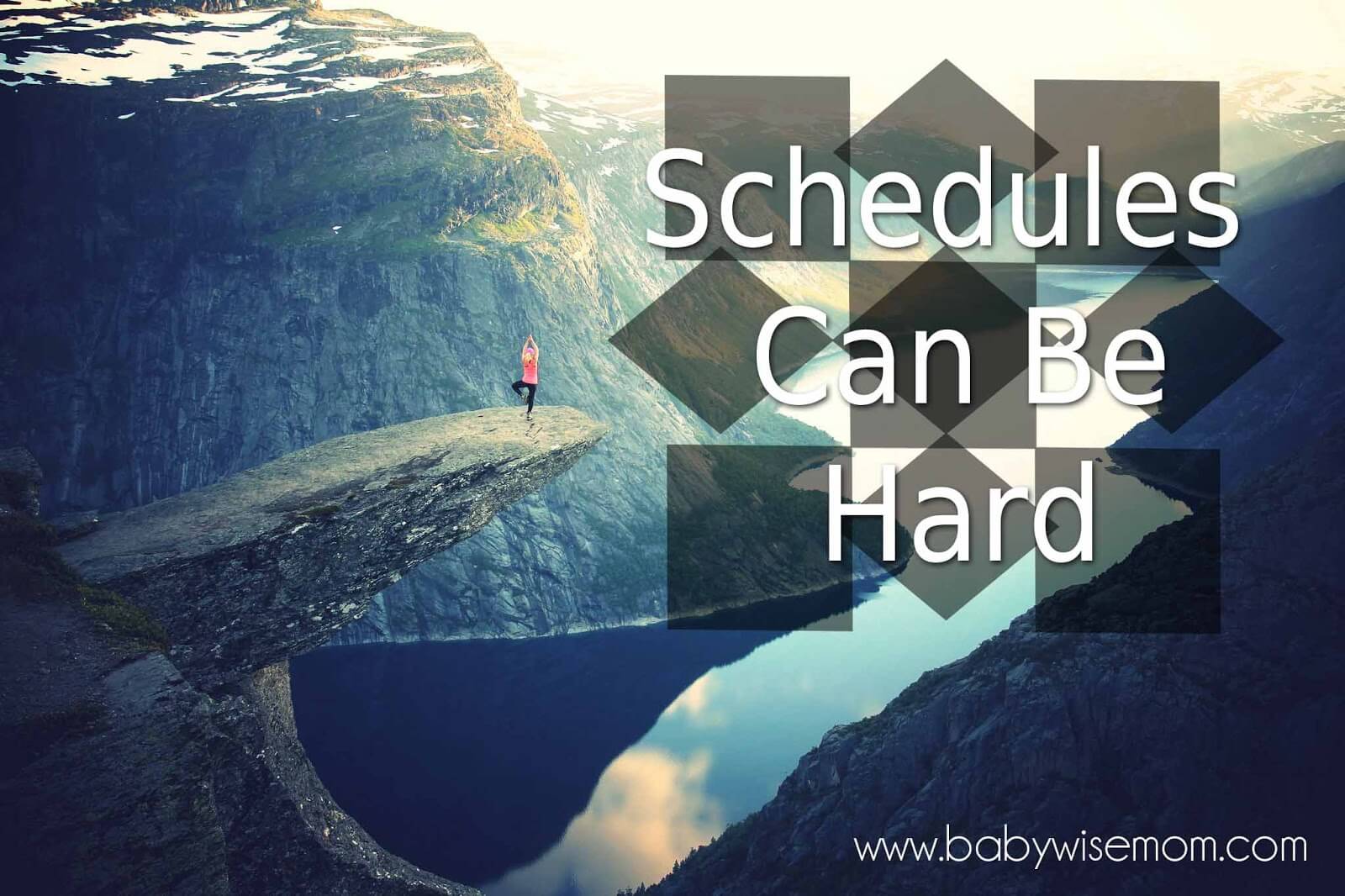 Parenting on a Schedule Can Be Hard. There can be rules to follow. You don't go anywhere you just feel like it. Even so, the difficulty is worth the benefits of a schedule.