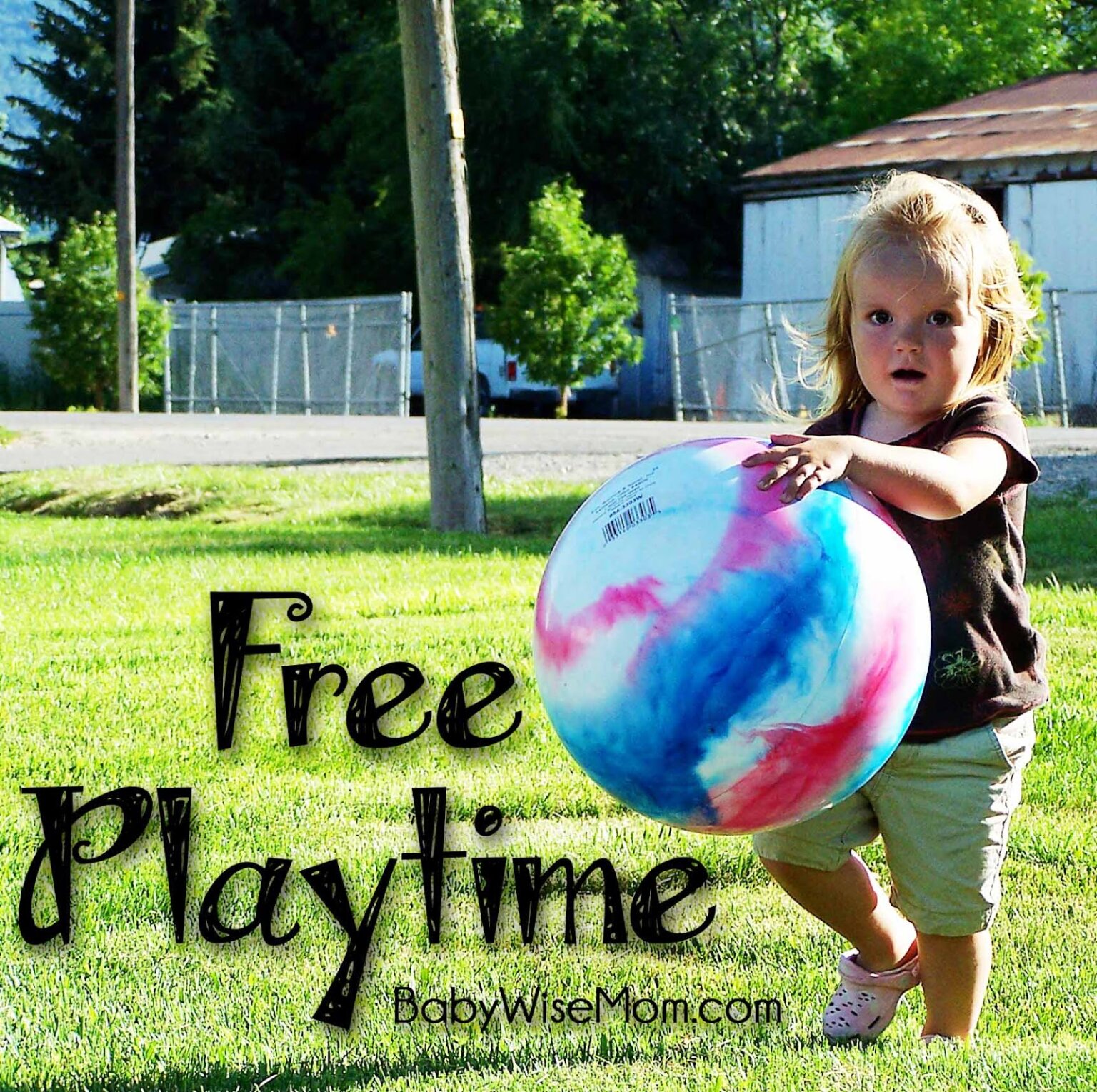 How To Use Free Playtime In Your Child's Schedule. What free playtime looks like by age and examples of how to use it in real life.