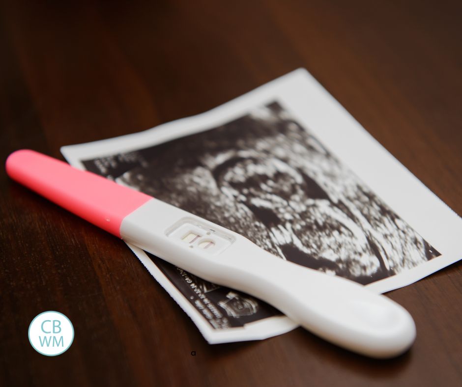 Positive pregnancy test and ultrasound