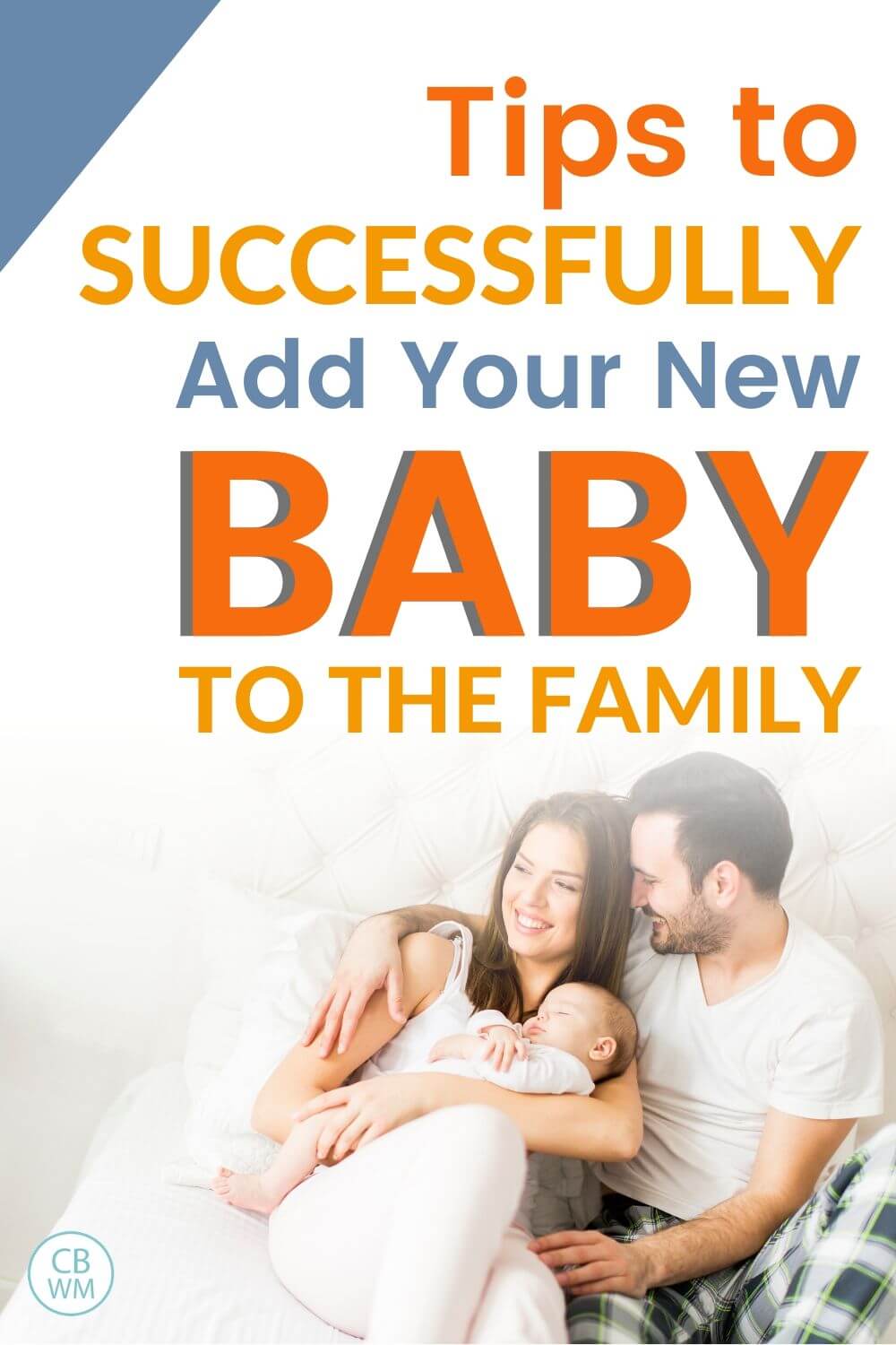 Tips to successfully add your new baby to the family pinnable image