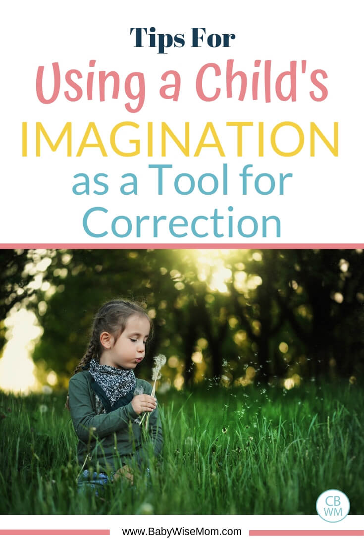 Tips for using a child's imagination as a tool for correction with a picture of a girl blowing dandelions