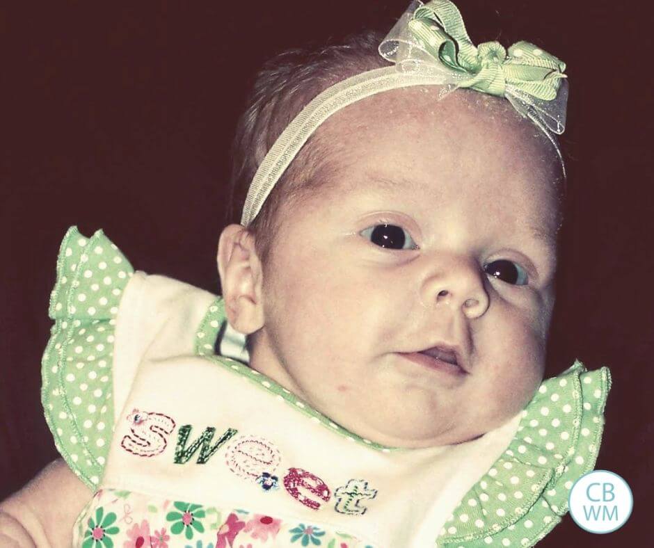 McKenna 7 week old newborn