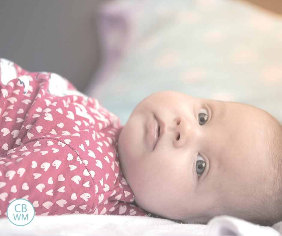 Baby in a pink outfit