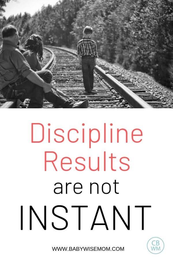 Discipline Results are not Instant pinnable image
