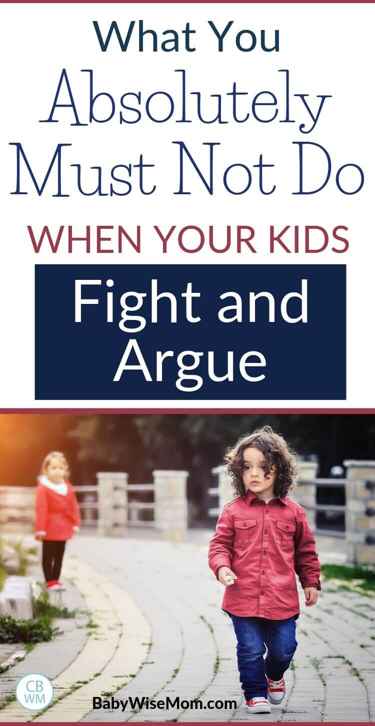 What You must not do when your kids fight pinnable image