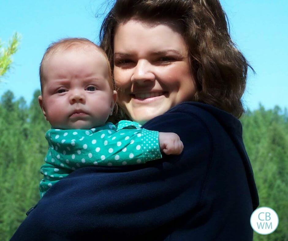 McKenna at 17 months old with her mom