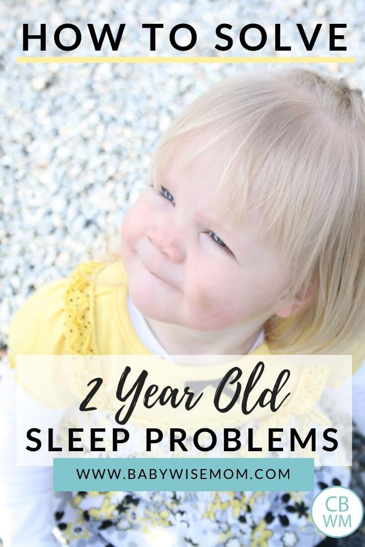 How to solve 2 year old sleep problems pinnable image