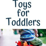 The very best toys for toddlers pinnable image