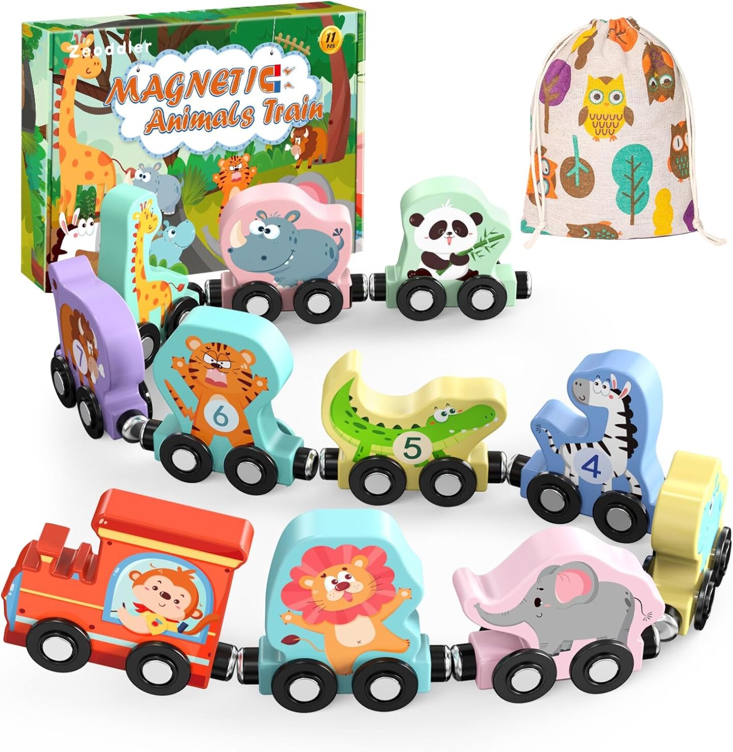 Magnetic train set