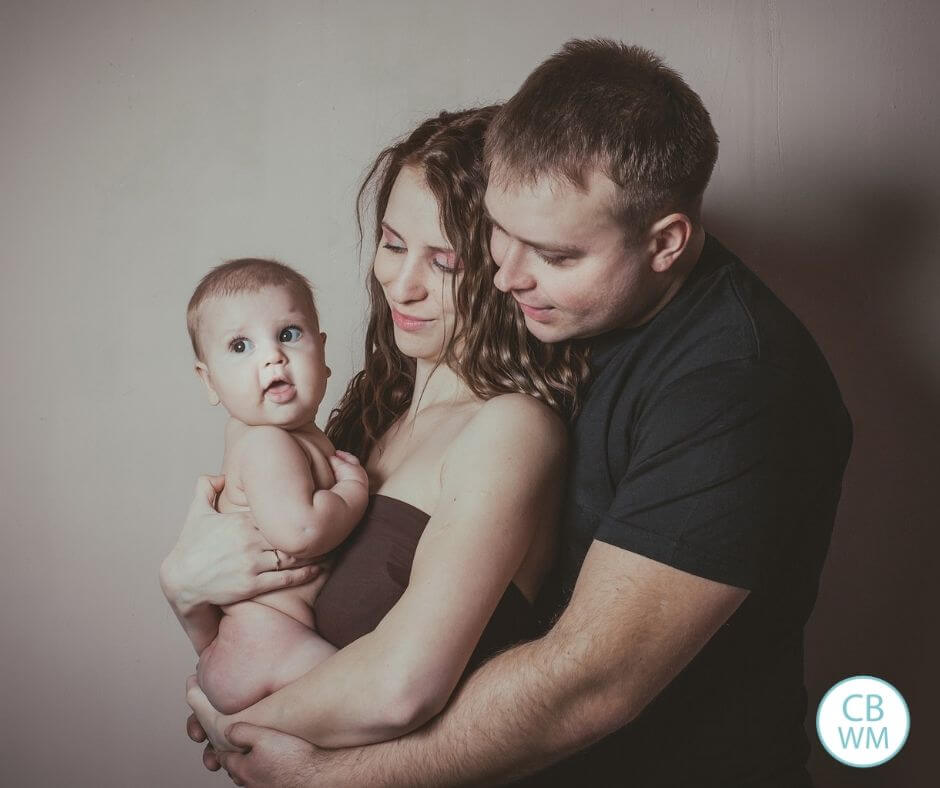 Parents with a baby