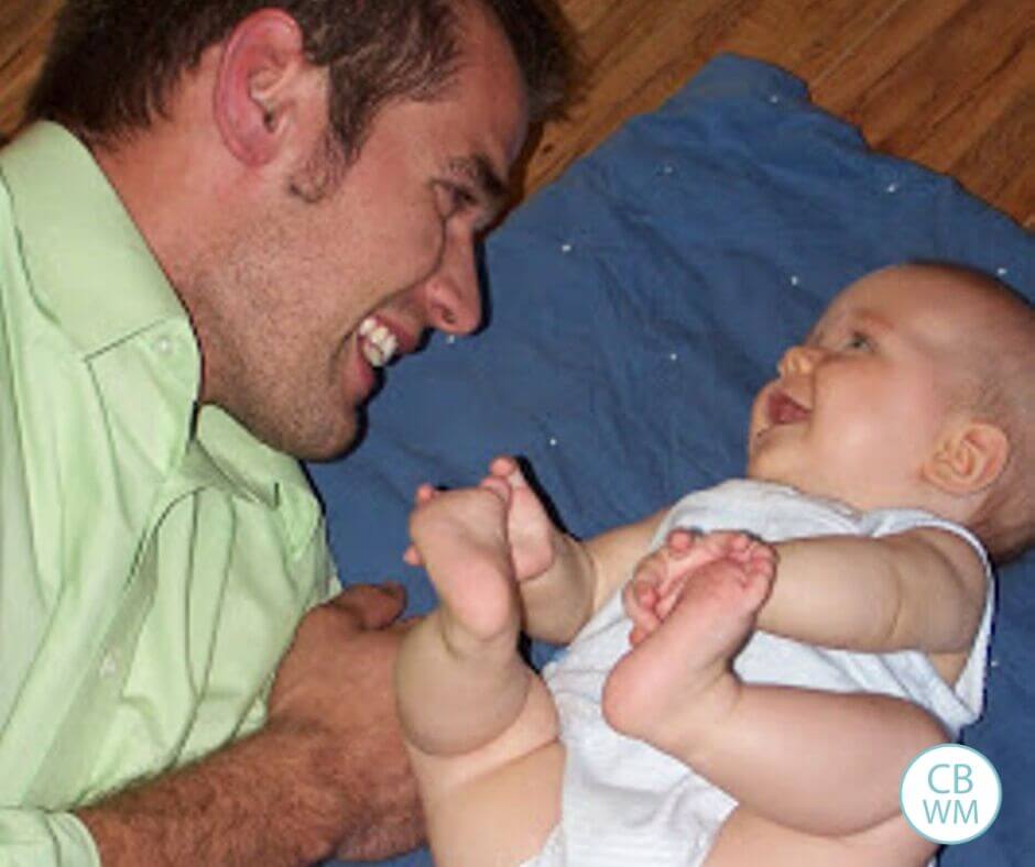 26 week old baby McKenna and her dad