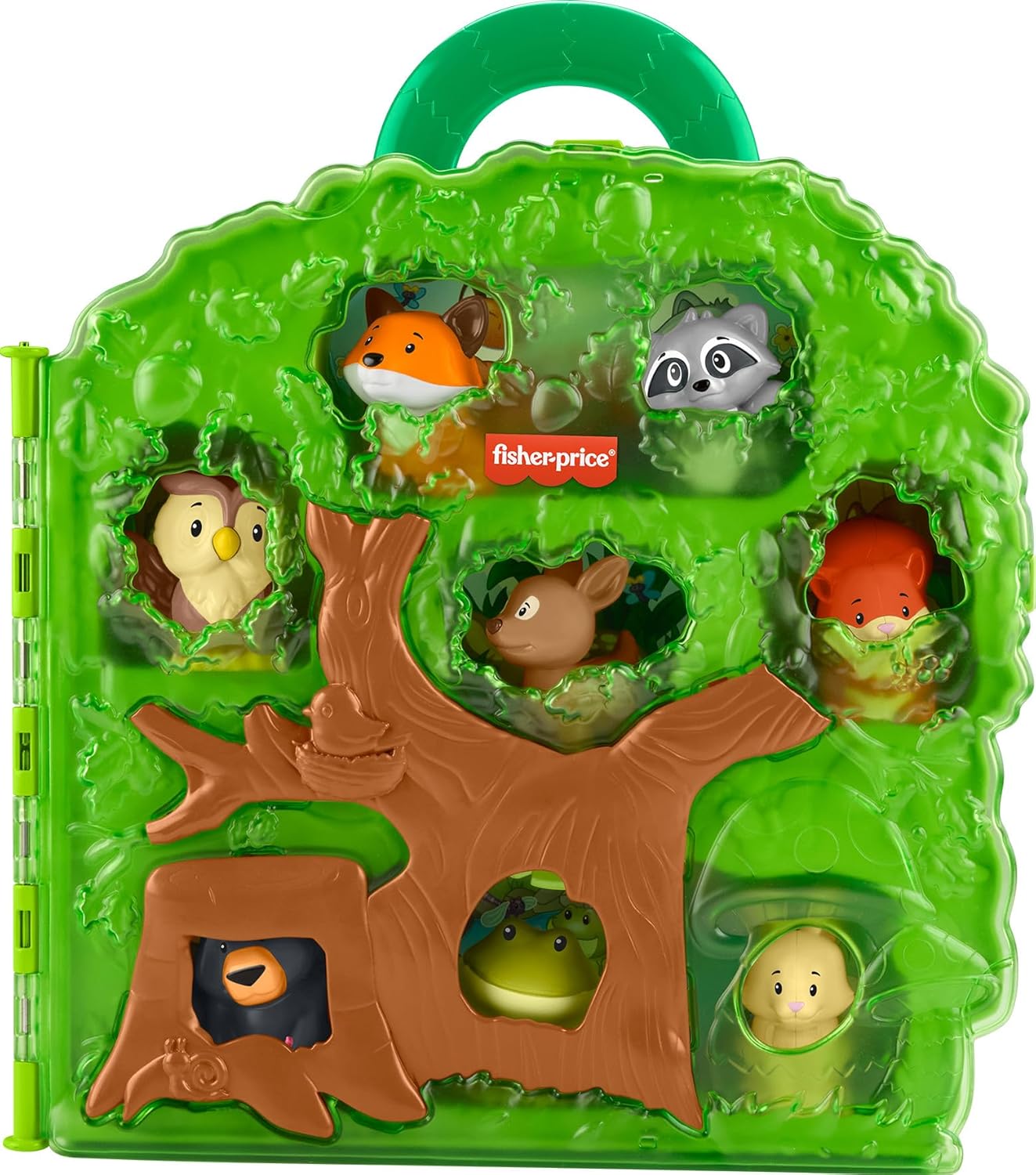 Fisher-Price Little People Toddler Toy Forest Friends Carry Case Playset with Animal Figures