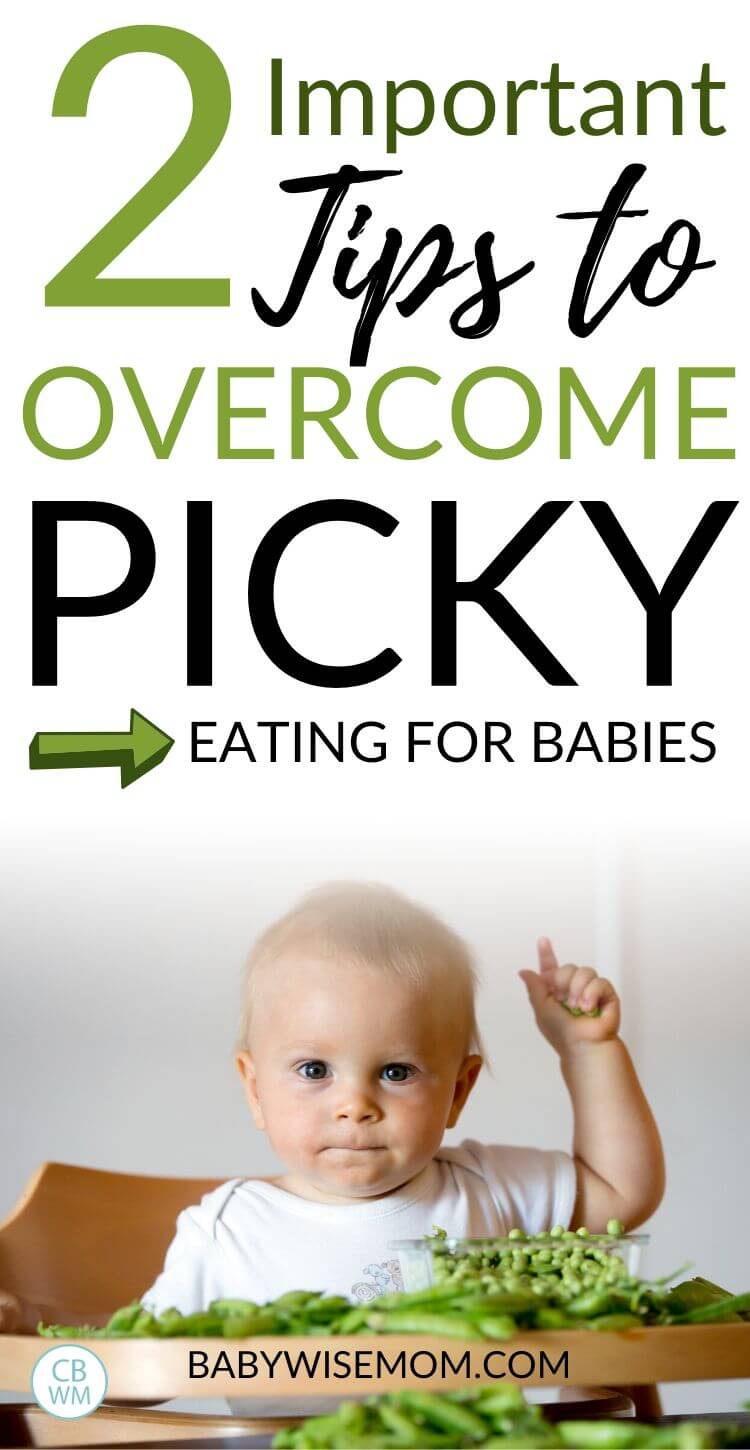 Picky baby eater pinnable image