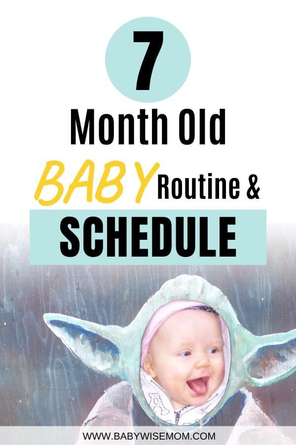 7 month old baby schedule Pinnable Image