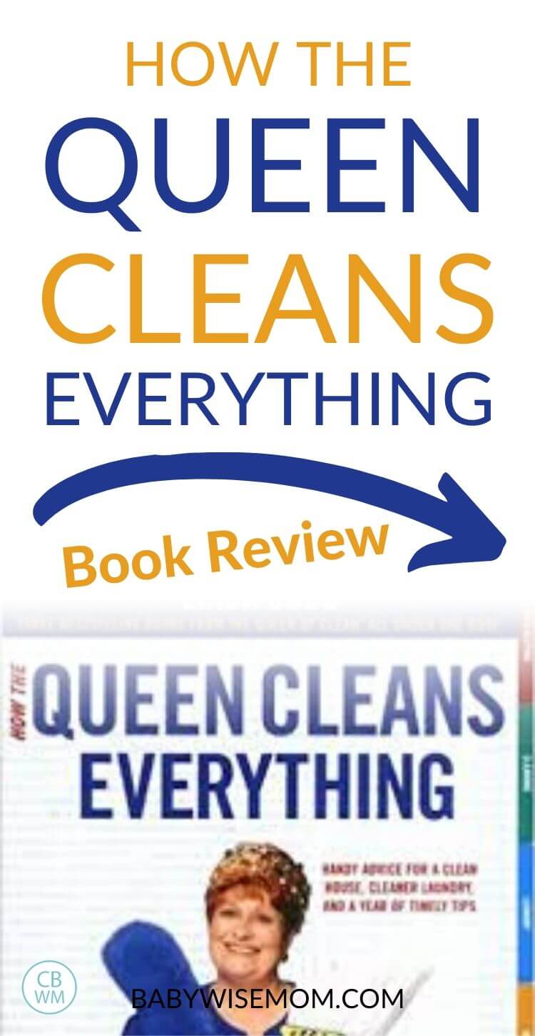 How the queen cleans everything Book Review Pinnable Image