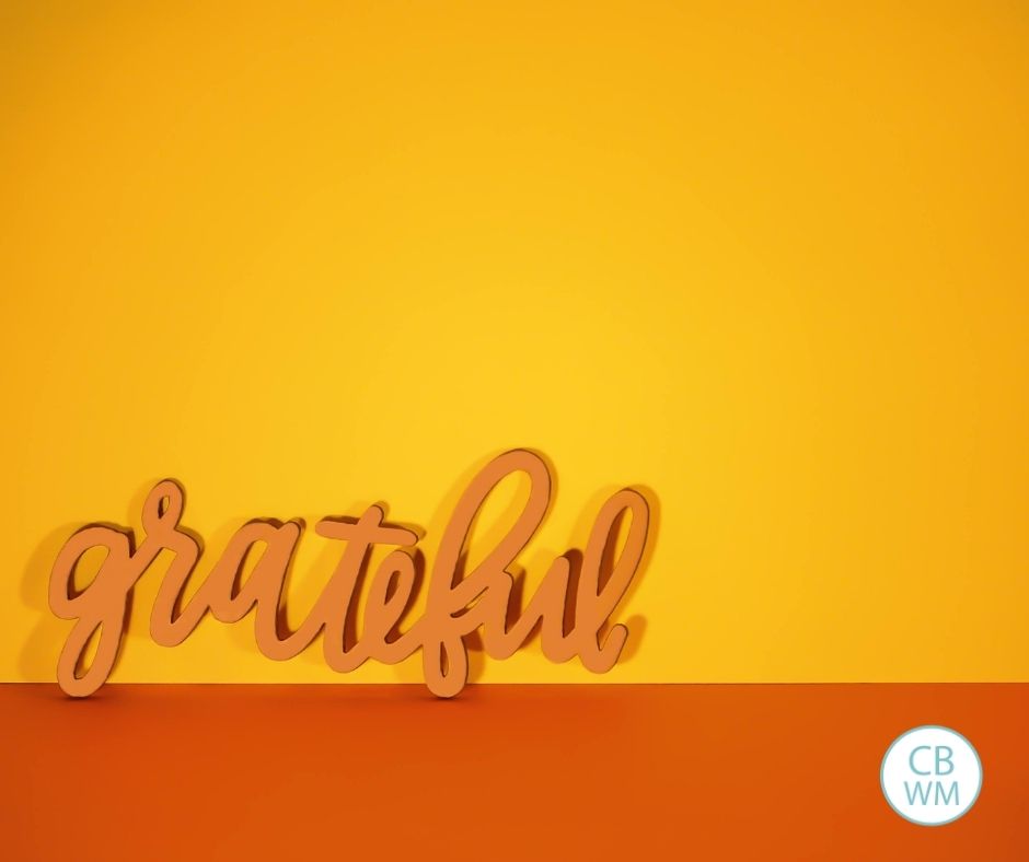 grateful word in cursive