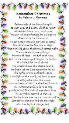 9 Symbols to Help You To Remember the Meaning of Christmas. Christmas decorations are fun, but they help us remember the reason for the season if we pay attention. 9 Symbols to Help You To Remember the Meaning of Christmas. Christmas decorations are fun, but they help us remember the reason for the season if we pay attention.