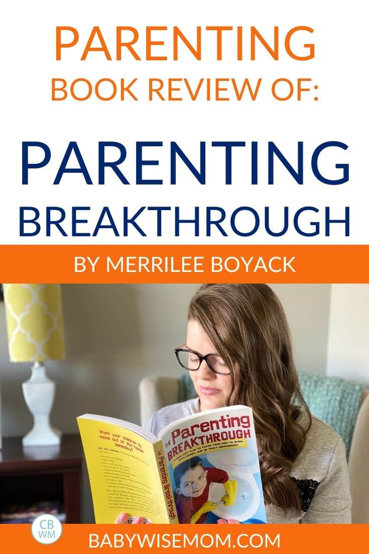 Parenting Breakthrough book review pinnable image