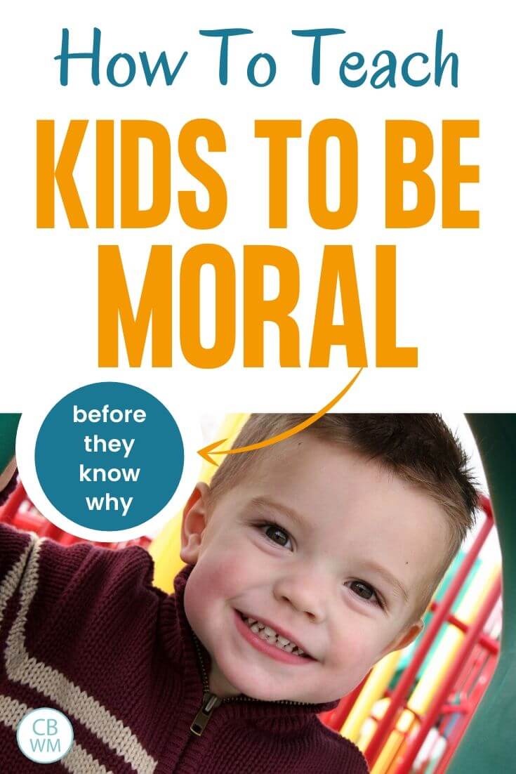 Teaching kids to be moral pinnable image