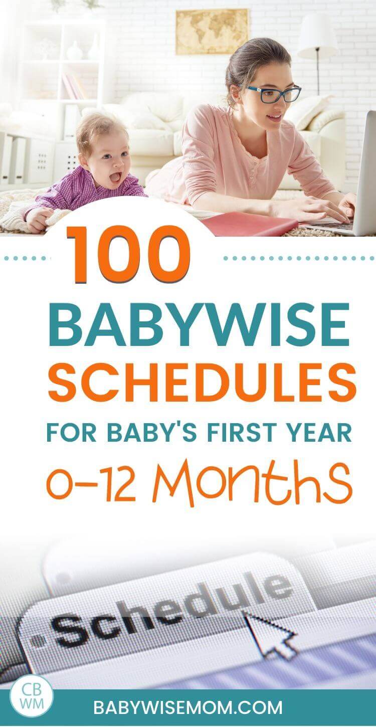 Babywise Schedules for 0-12 months