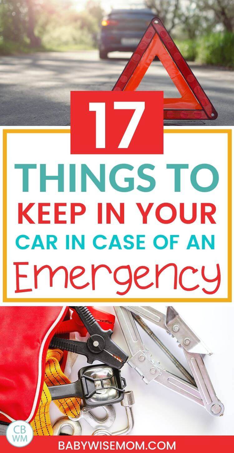 17 things to keep in your car in case of an emergency pinnable image