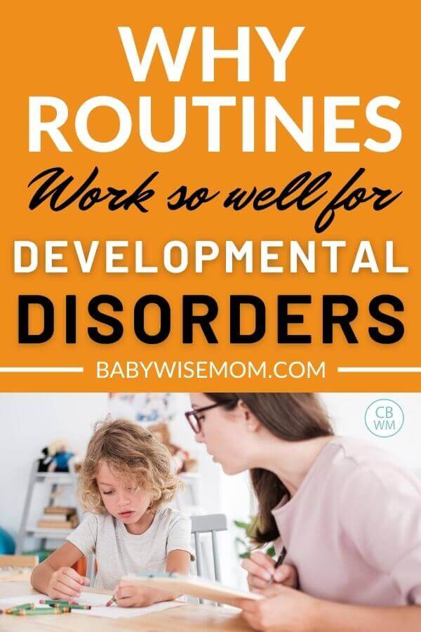 Why routines work for developmental disorders pinnable image