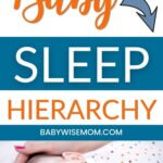 3-6 month baby sleep hierarchy