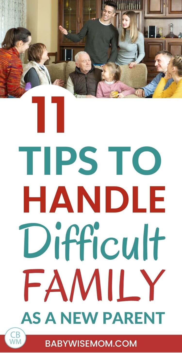 How to handle difficult family