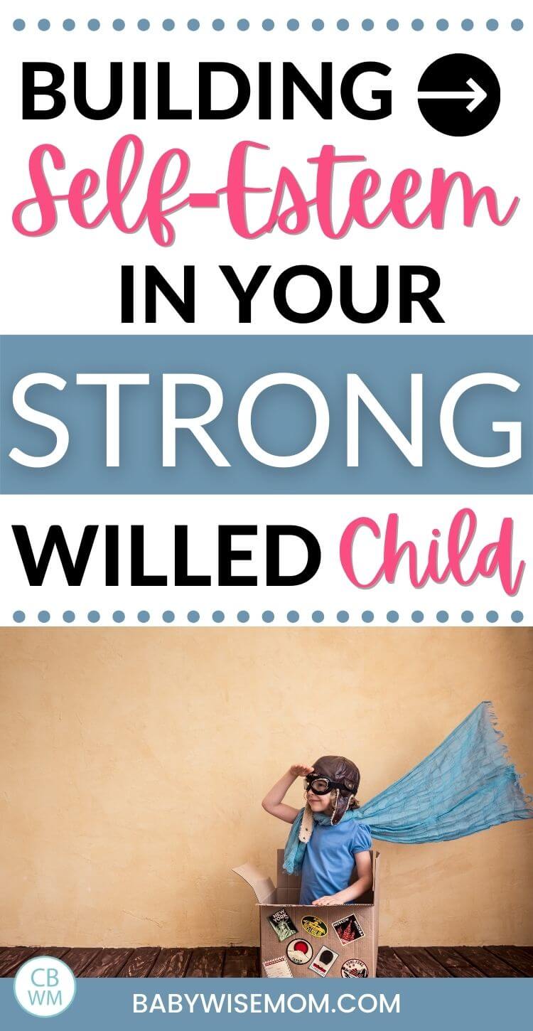 Building self esteem in strong willed children