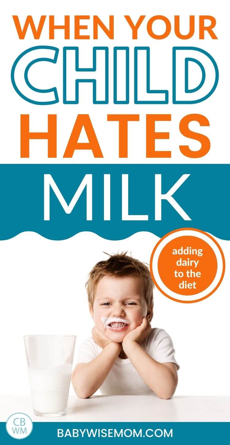 What your child hates milk pinnable image