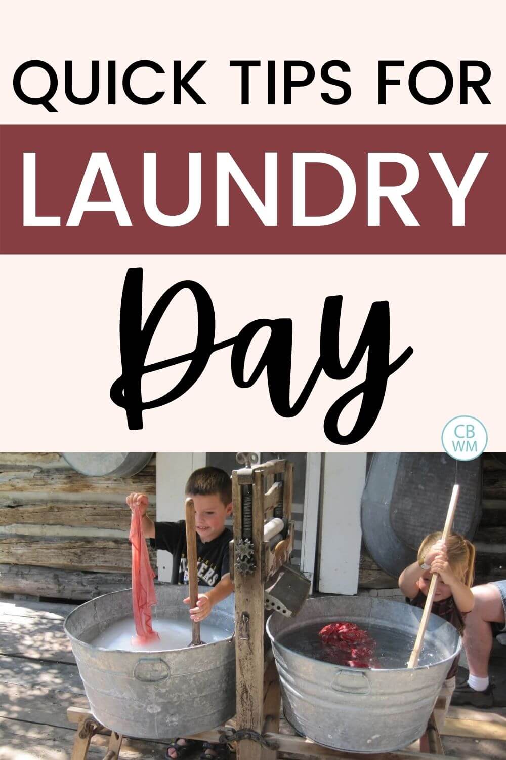 Quick tips for laundry day