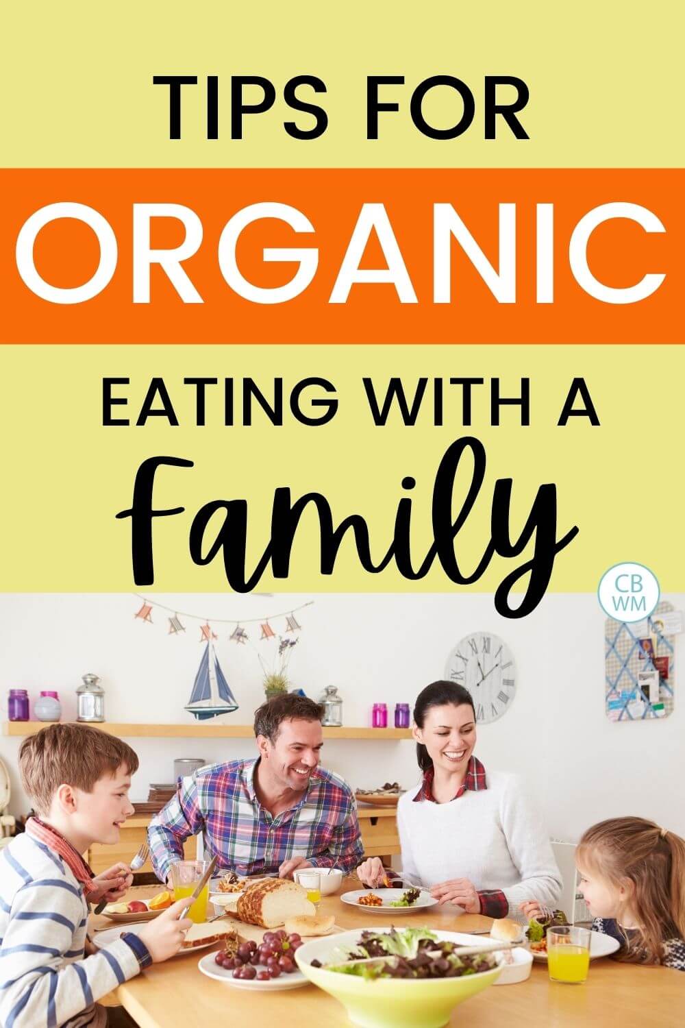 Tips for organic eating as a family