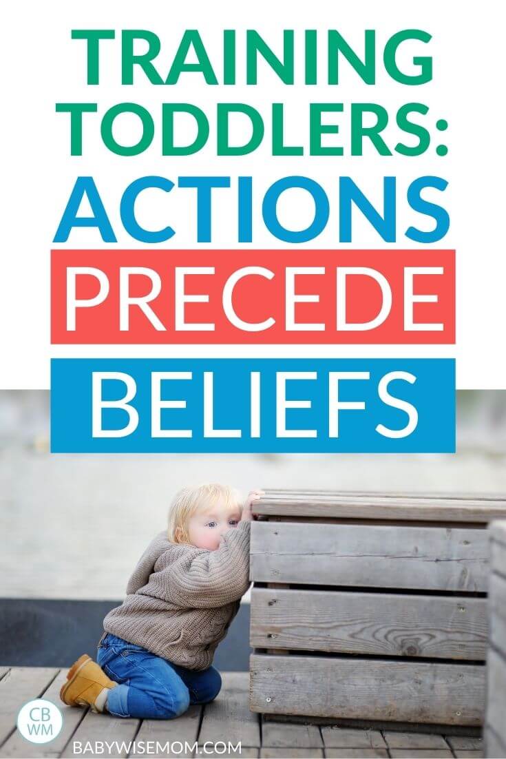 Actions precede beliefs