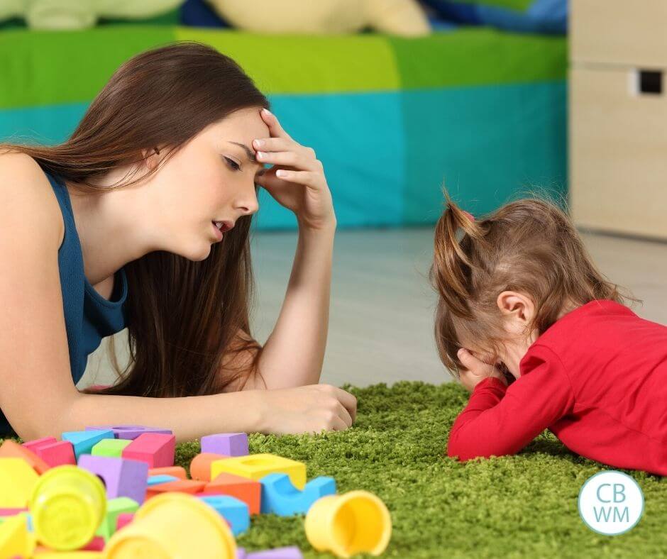 Child having a tantrum