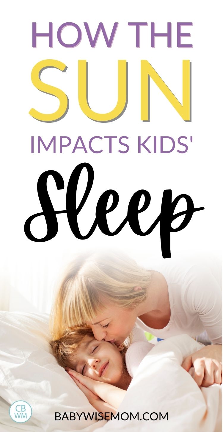 How the sun impacts sleep