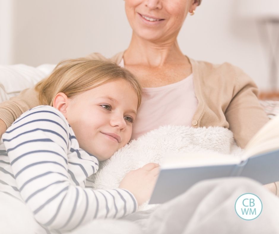 Parent reading to child