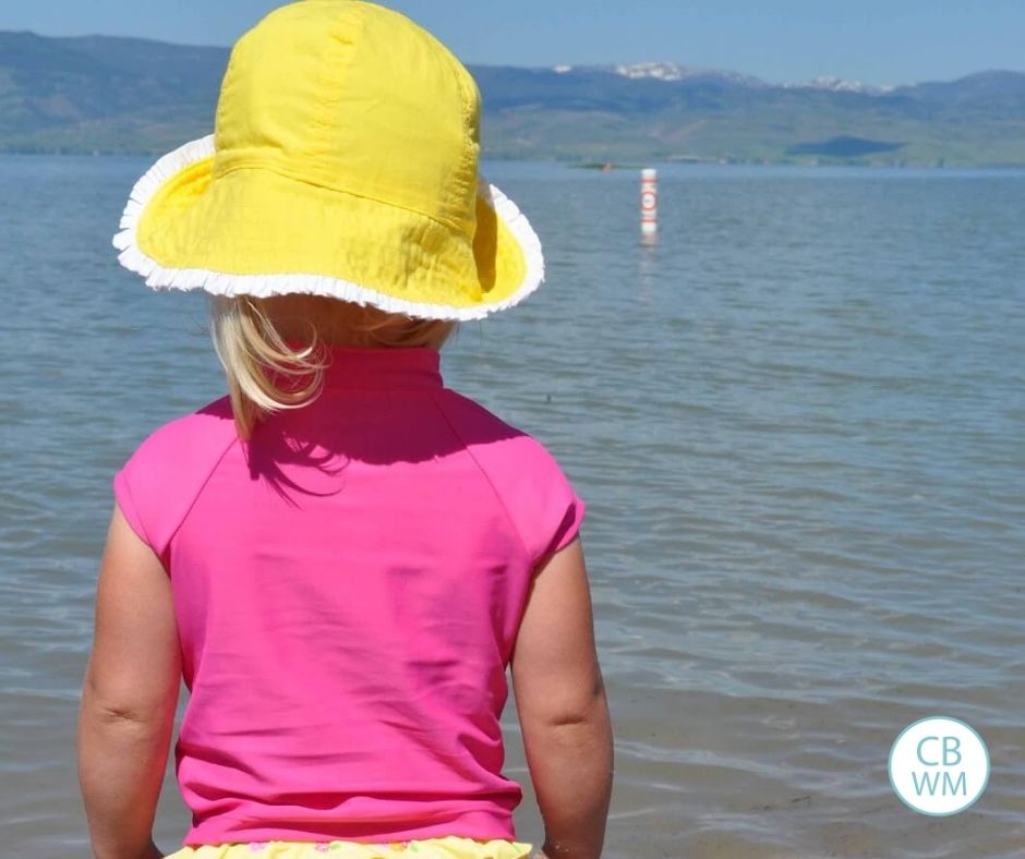 McKenna looking out into the lake