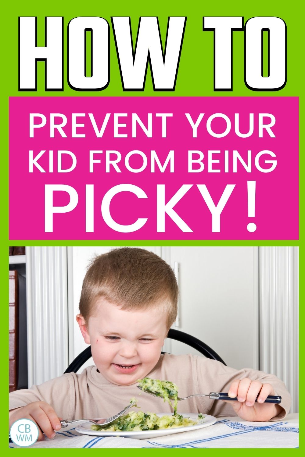 How to prevent picky eating pinnable image