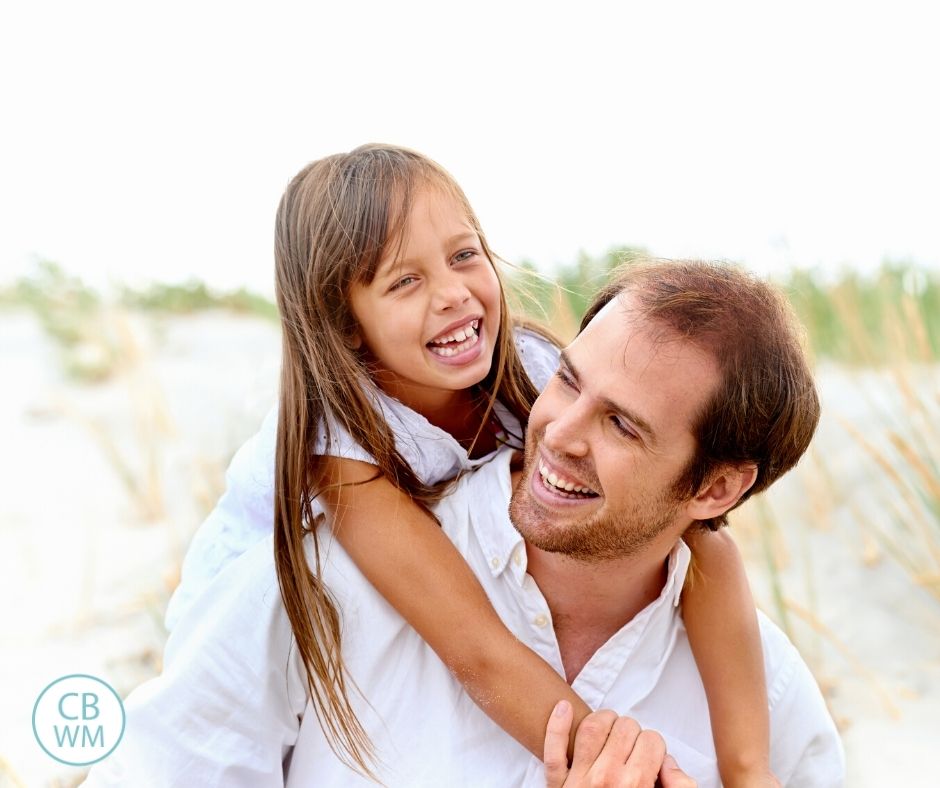 Dad and daughter