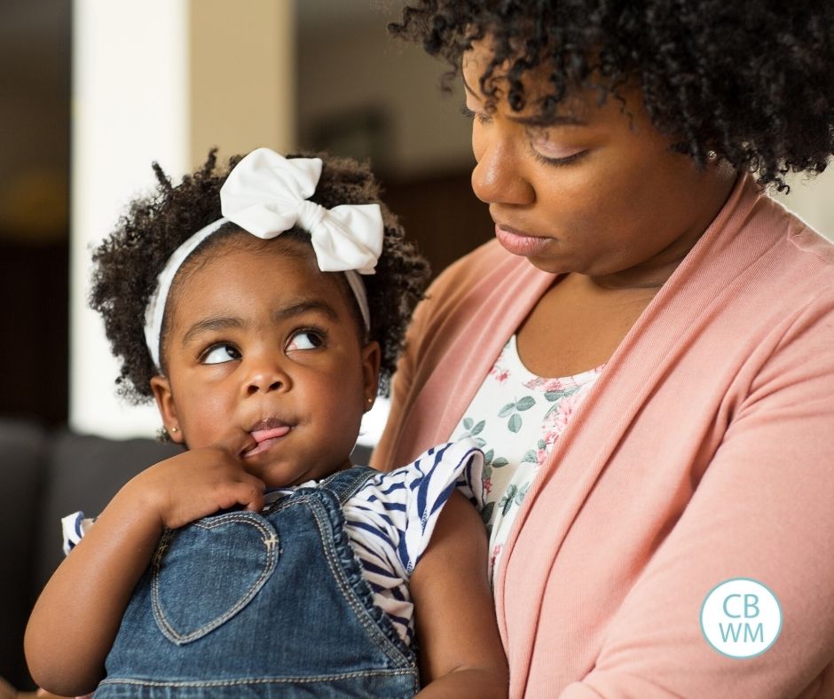 parent talking to child